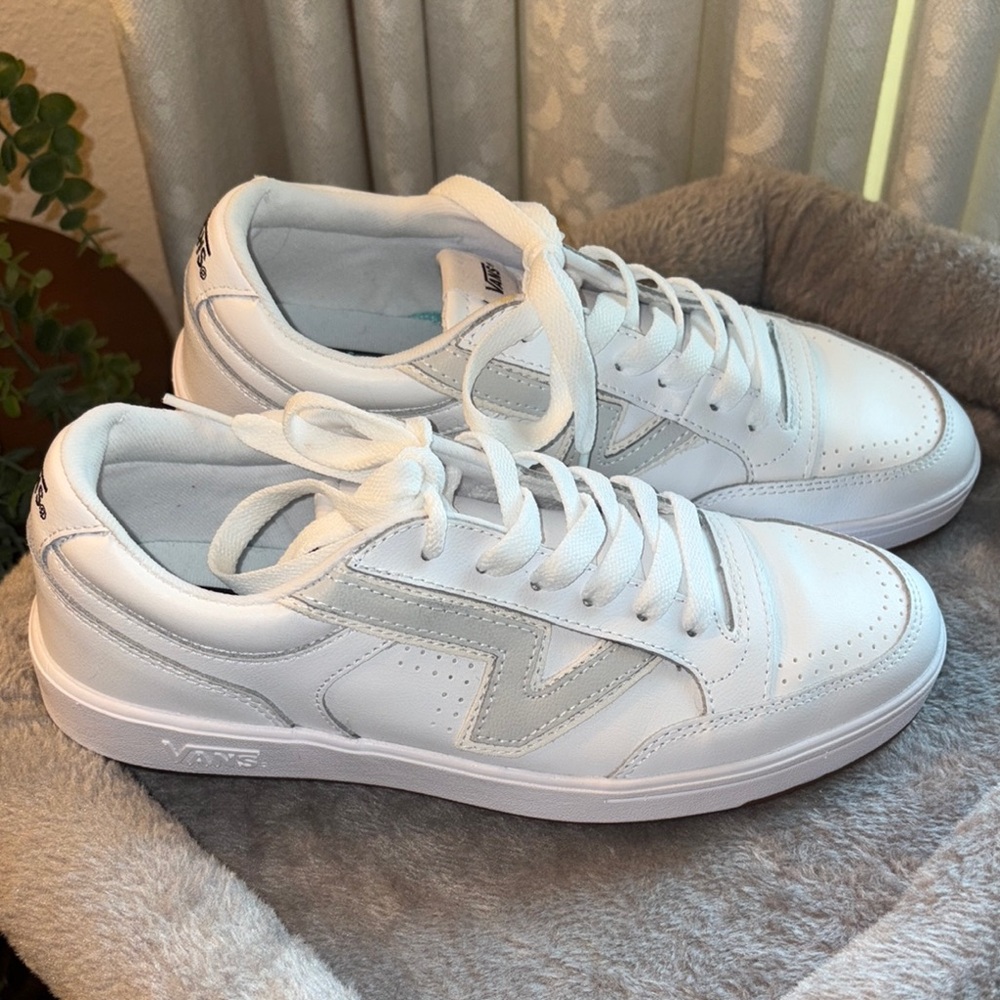 Vans Lowland White Sneakers size 10 (9.5)